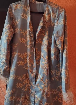 Предлето: шелковое платье с перьями zimmerman3 фото