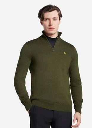 Lyle & scott merino мериномовый шерстяной джемпер /9609/