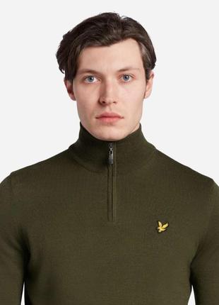 Lyle & scott merino мериномовый шерстяной джемпер /9609/2 фото