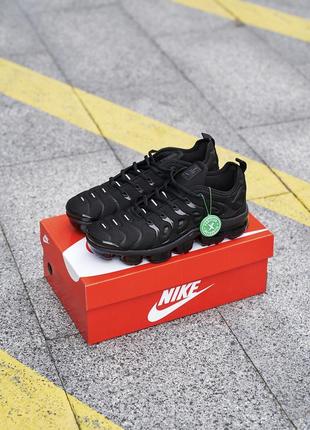 Кросівки nike air vapormax plus 'triple black1 фото