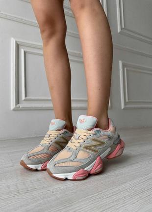 Женские кроссовки new balance 9060 pink new