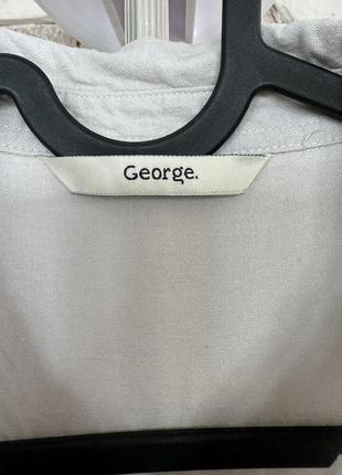Женская льняная рубашка george2 фото