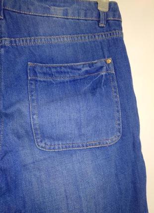 Укороченные джинсы с подкатами 10/44-46 размер5 фото