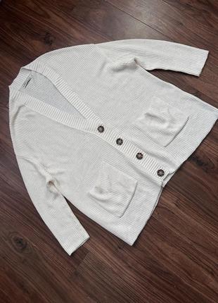 Кардиган білий pull&bear