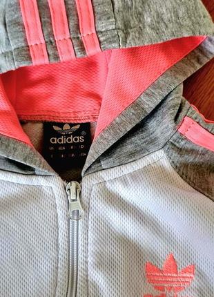 Спортивный костюм adidas штаны на резиночке и кофта на молнии4 фото