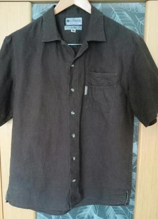 Мужская рубашка columbia лен -м-l1 фото