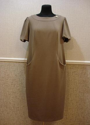 Повсякденне трикотажне плаття футляр великого розміру 18(xxxl)