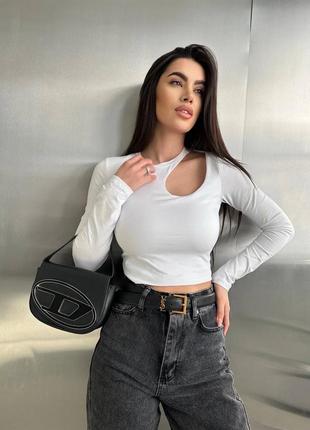 Лонгслів вкорочений  топ