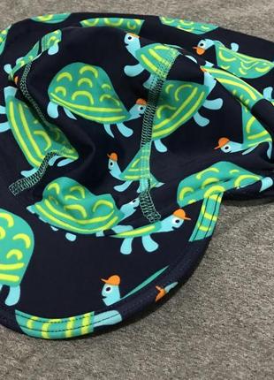 Пляжная кепка для малыша панама с защитой от солнца на 6-9 месяцев
