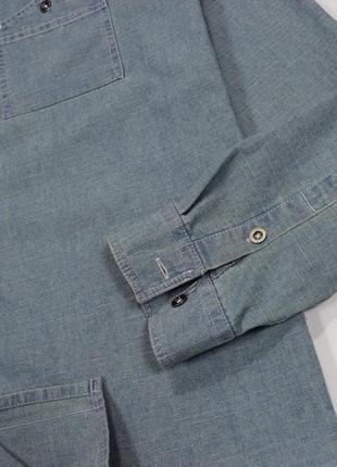 Интересная джинсовая рубашка в винтажном дизайне от another influence5 фото
