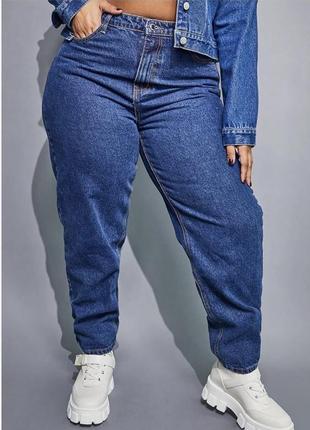 Мегаклассные джинсы мом на пышные формы  denim co...