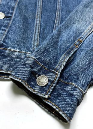 Чоловіча джинсова куртка, джинсовка new look, розмір s6 фото