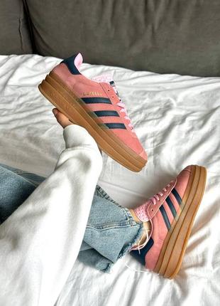 Adidas gazelle bold pink glow