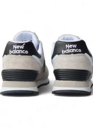Стильні сірі якісні чоловічі спортивні кросівки new balance весняні-осінні,замшеві,натуральна замша9 фото