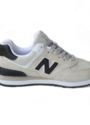 Стильні сірі якісні чоловічі спортивні кросівки new balance весняні-осінні,замшеві,натуральна замша4 фото