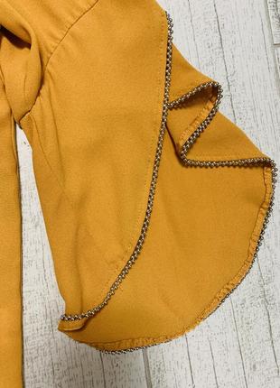 Жіноча яскрава блуза з 3/4 вільним рукавом river island4 фото
