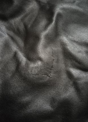 Шикарное кожаное пальто с мехом +подарунок8 фото