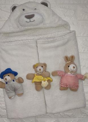 Детский плед, полотенце - уголок и погремушки, игрушки для мобиля5 фото