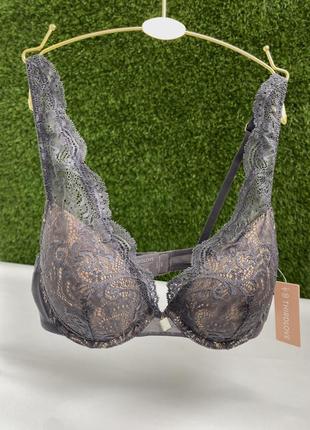 Кружевной бюстгальтер thirdlove 24/7 lace contour plunge bra (usa)🇺🇸3 фото