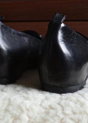 Napoleoni кожаные женские туфли стиль gucci с зауженным носком италия. натуральная кожа9 фото