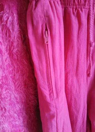 Мега круті рожеві штани високої посадки8 фото