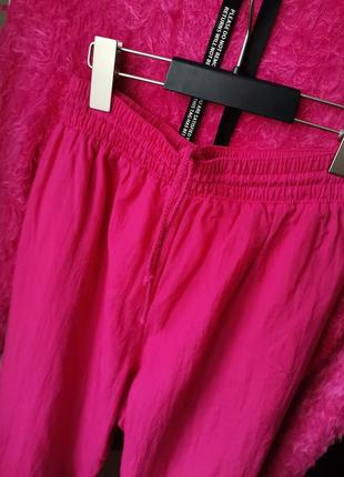 Розпродаж 🔥мега круті рожеві штани високої посадки5 фото