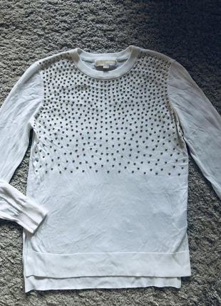 Кофточка, лонгслив michael kors оригинал бренд блузка свитерок размер m,l9 фото