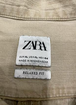 Мужской пиджак-рубашка zara man бижевая текстурная рубашка свободного кроя next4 фото