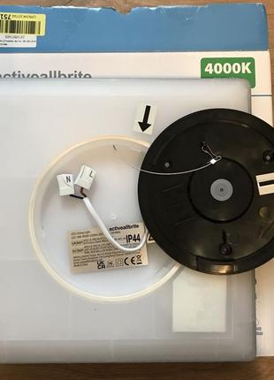 Светодиодный большой светильник activeallbrite 18вт 2200 лм 4000к led лампа квадратный...