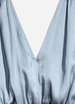 Платье атласное длинное макси женское3 фото