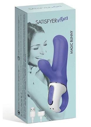 Вибратор satisfyer vibes magic bunny, 18х3,5 см. 4
