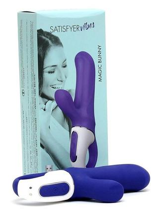 Вибратор satisfyer vibes magic bunny, 18х3,5 см. 3