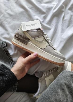 Женские кроссовки nike air force shadow люкс качество
