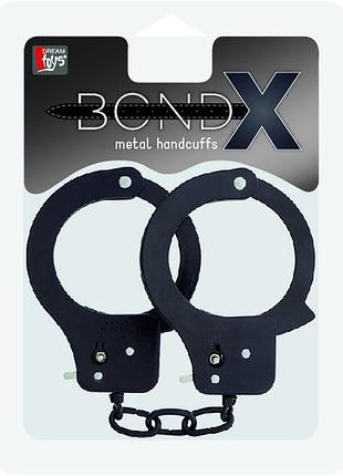 Наручники bondx metal cuffs - black 2