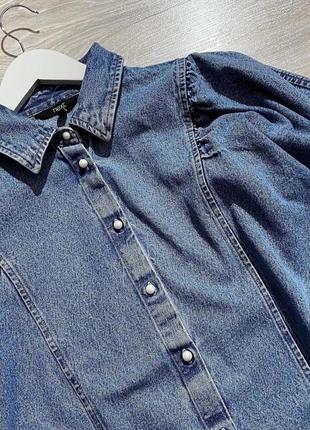 Винтажная джинсовая рубашка2 фото