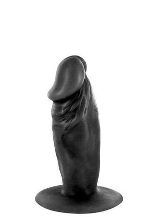 Фаллоимитатор real body - real tim black, 11х3,5 см. 2