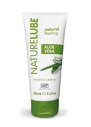 Гель-смазка на водной основе hot nature lube aloe vera 100 мл