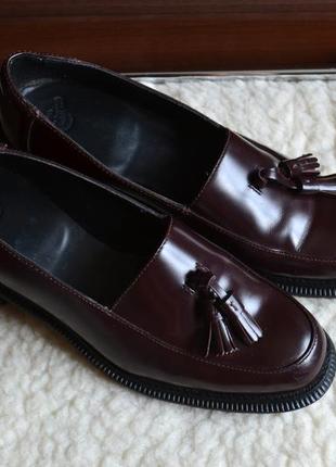 Dr. martens favilla кожаные женские лоферы слипоны туфли оригинал9 фото