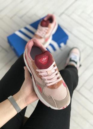 Кроссовки adidas falcone в розовом цвете (36-40)💜7 фото
