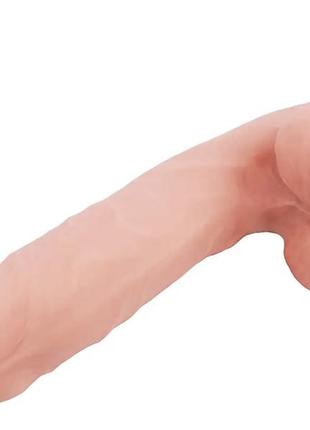 Фаллоимитатор с двойной плотностью mr. dixx 7.9 inch dual density dildo, 20х4 см. 4