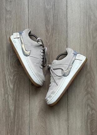 Кроссовки nike air force 1 jester low desert sand platinum