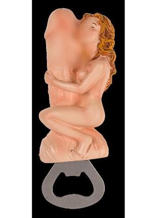 Открывалка для бутылок с магнитом sexy bottle opener woman&penis, 12,5 см