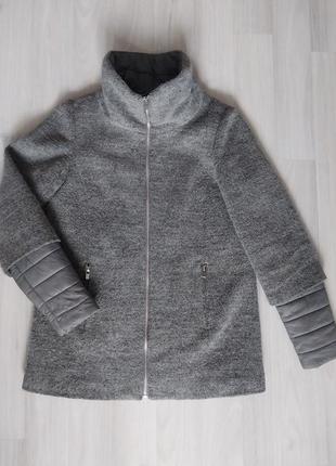 Демисезонная куртка курточка reserved, размер 34/xs - 36/s, ткань wool blend, 40% шерсть