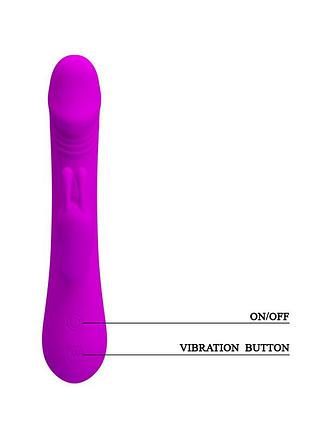 Вибратор pretty love robert, 30 function vibration, 21х3,6 см 6