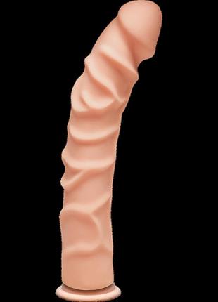 Фалоїмітатор doc johnson the d — ragin d — 10 inch without balls — ultraskyn, 27х4,6 см. 2
