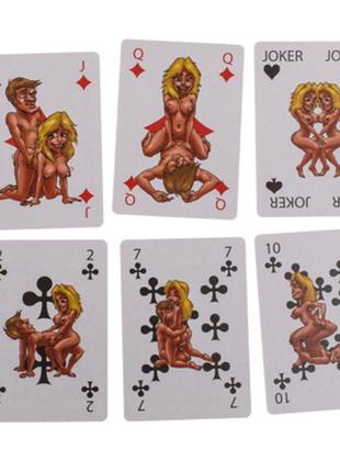 Карти гральні "kamasutra playing cards", 54 карти 3