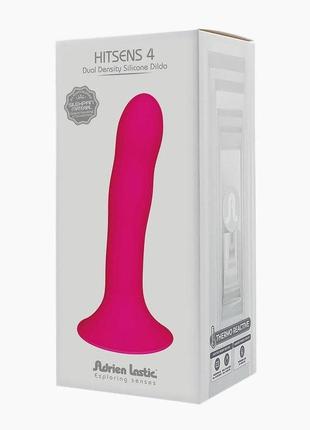 Фаллоимитатор adrien lastic hitsens 4 pink, 17,8х3,7 см. 2