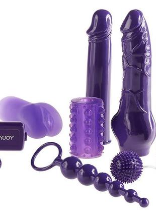 Набор для любовных игр mega purple sex toy kit