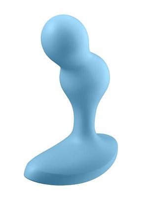 Смарт массажер простаты satisfyer deep diver light blue, 11х3,3 см. 3