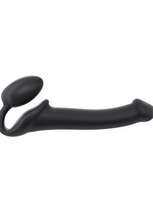 Безременной страпон strap-on-me black m, 21х3,3 см. 2